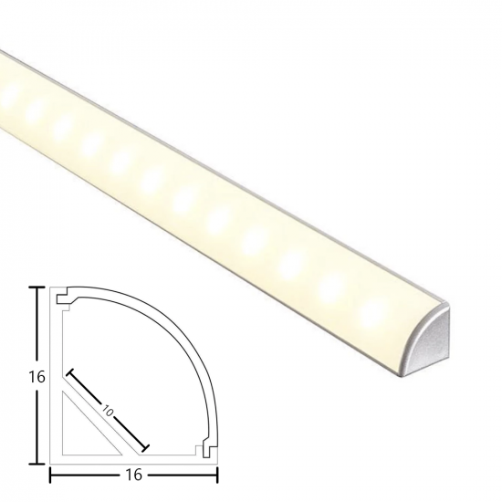 Led corner deals strip